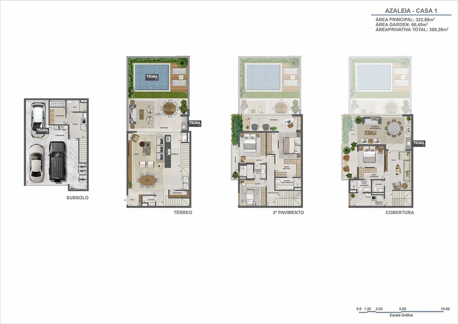 Floor Plan — House 1