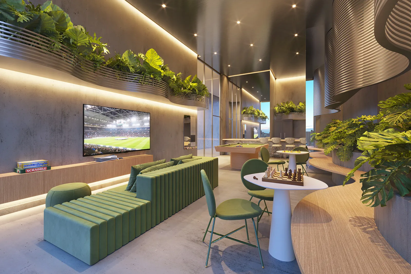Lounge de jeux de First Humaitá