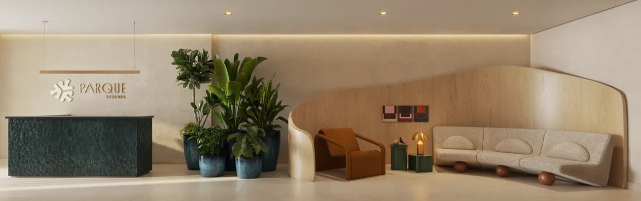Parque Studios lobby