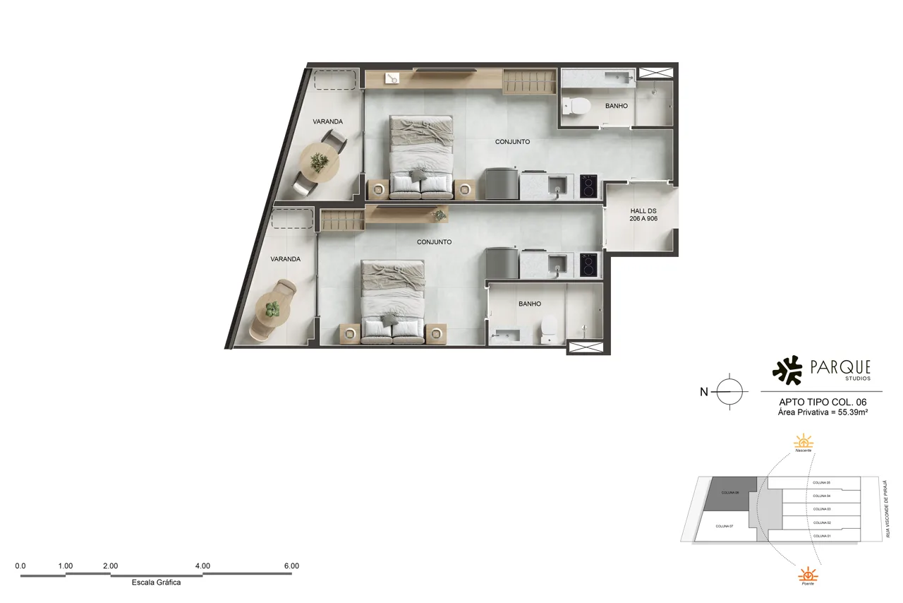 Column 06 - Double Suite