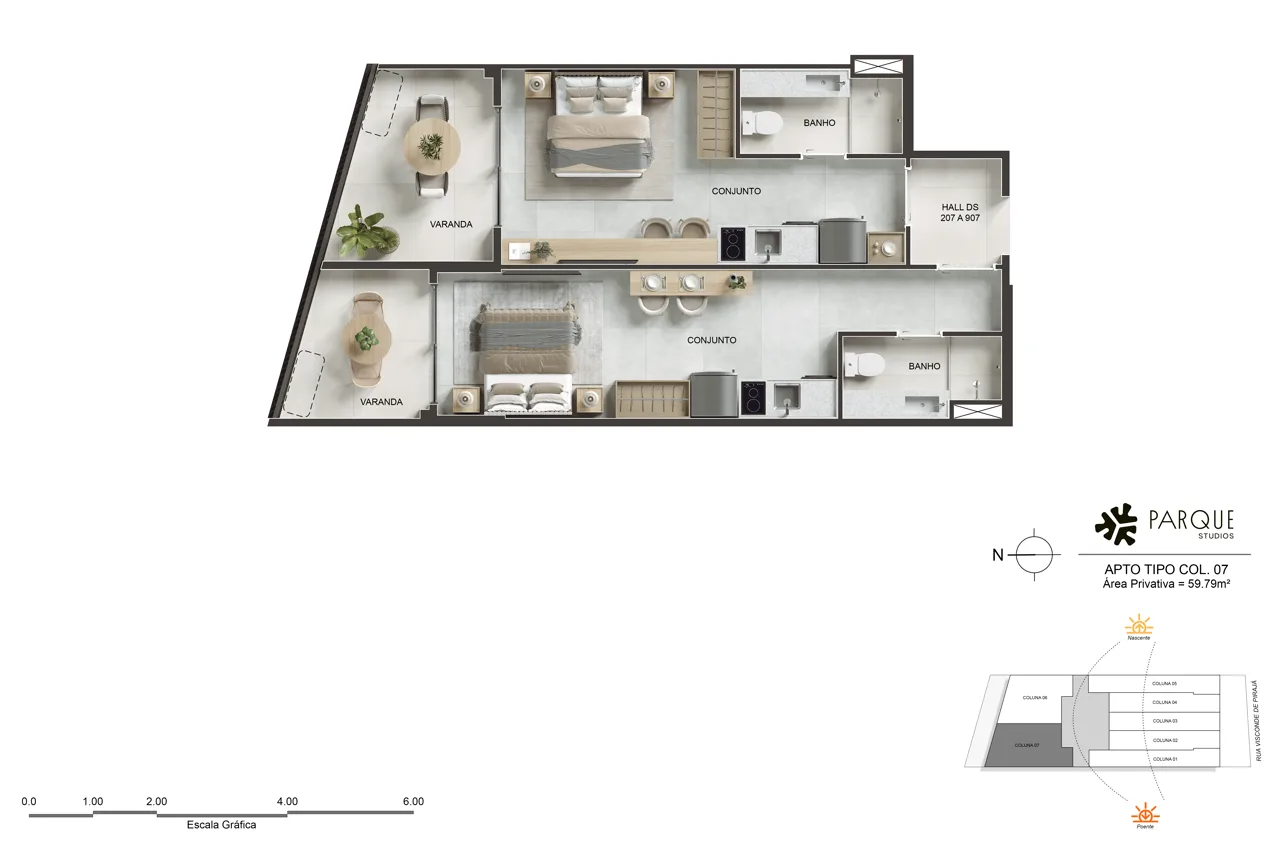 Column 07 - Double Suite / Loft