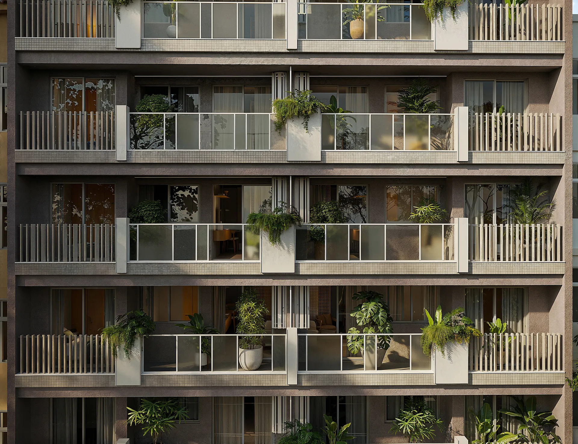 Facade detail — Soul Rio Bairro de Fátima
