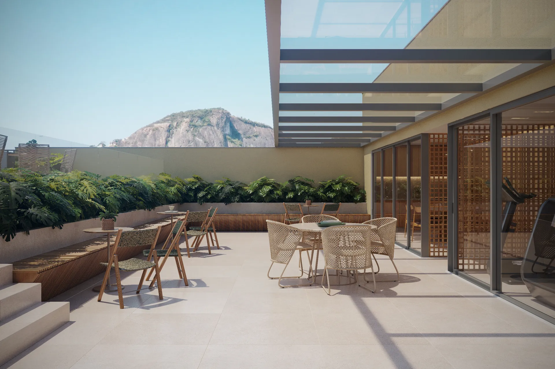 Uncovered gourmet rooftop — Soul Rio Copacabana Cinco de Julho