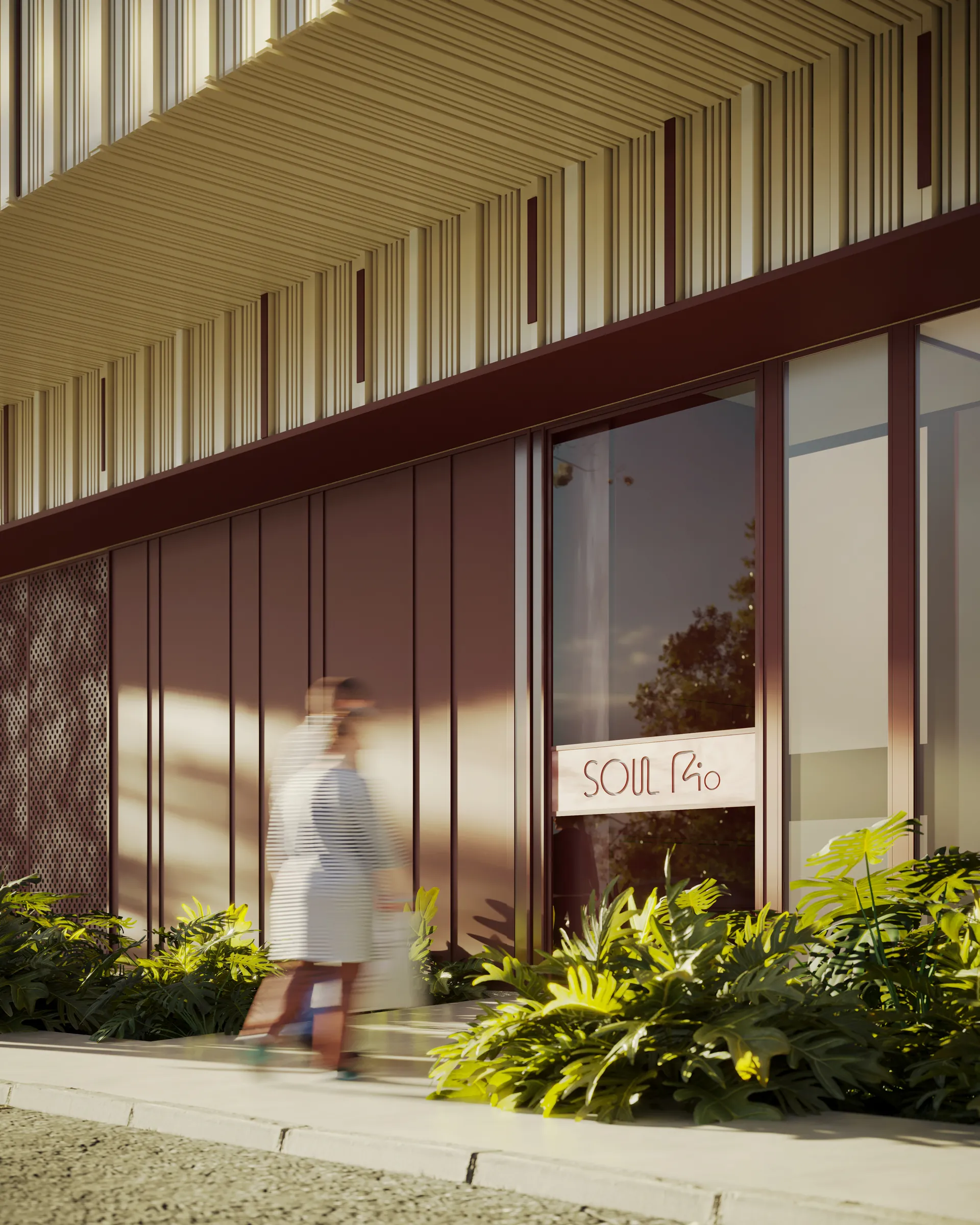 Landscaping and base detail — Soul Rio Flamengo