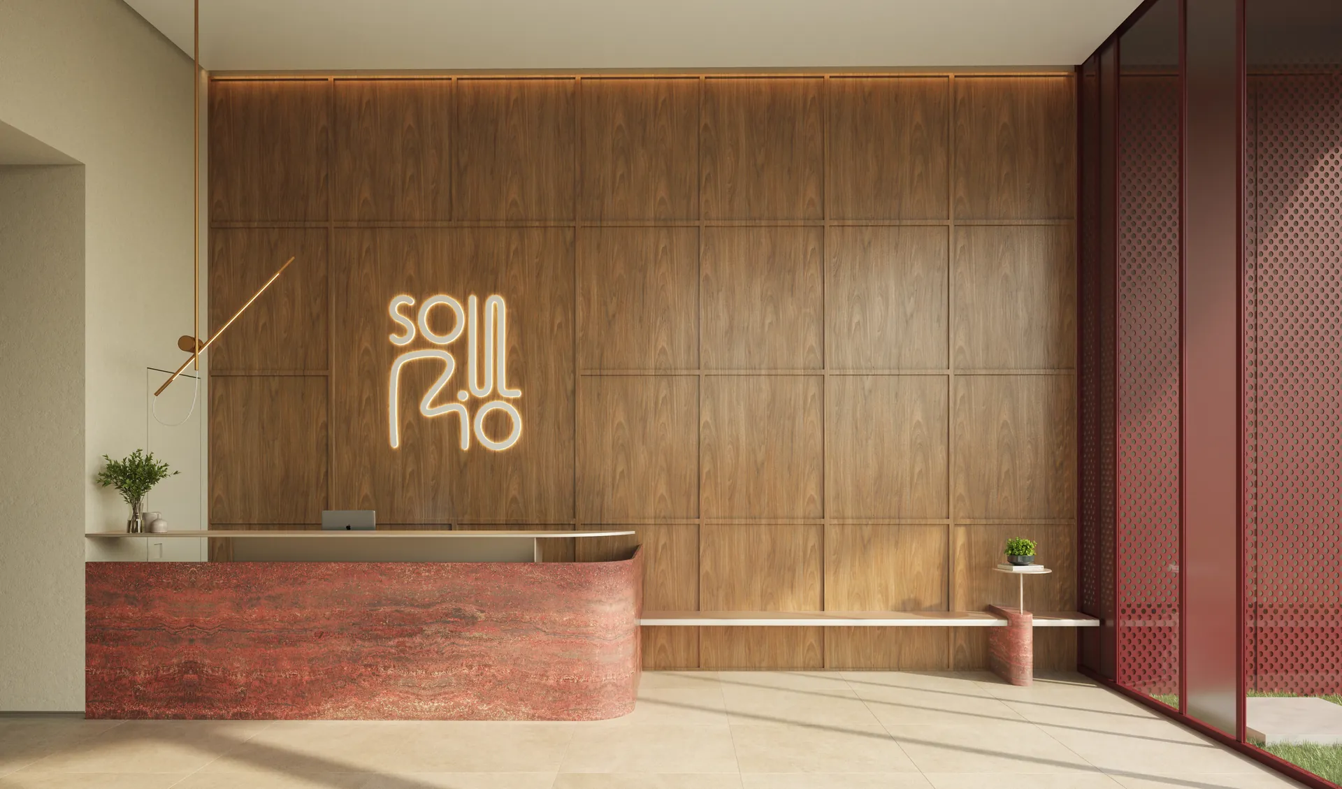Premium entrance hall — Soul Rio Flamengo