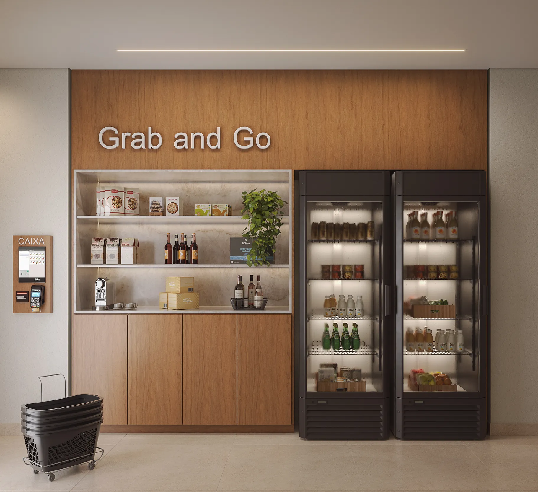 Grab and Go market — Soul Rio Laranjeiras
