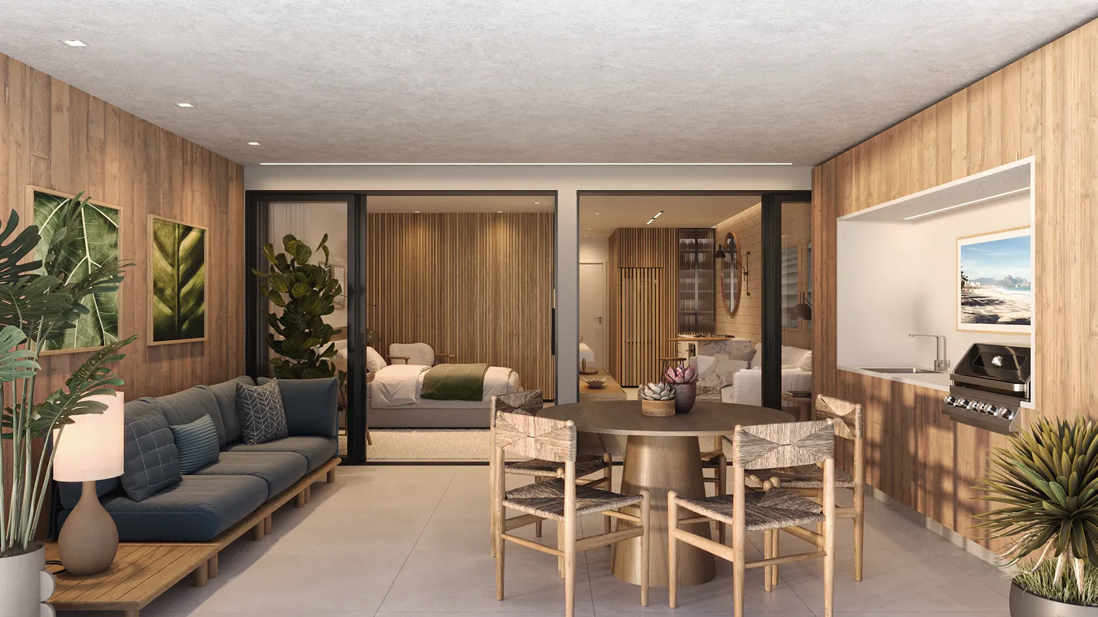Varanda del apartamento 203 de Vista Joá